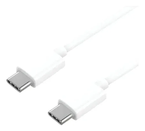 Cable Usb Tipo C A Tipo C | Carga Rápida 10-20w Blanco