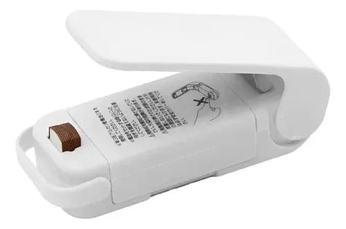 Multifunción Mini Sellador Bolsa Plástico Practico Portable Blanco