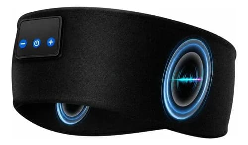 Auriculares Bluetooth Para Dormir Vincha Antifaz | Relax Negro