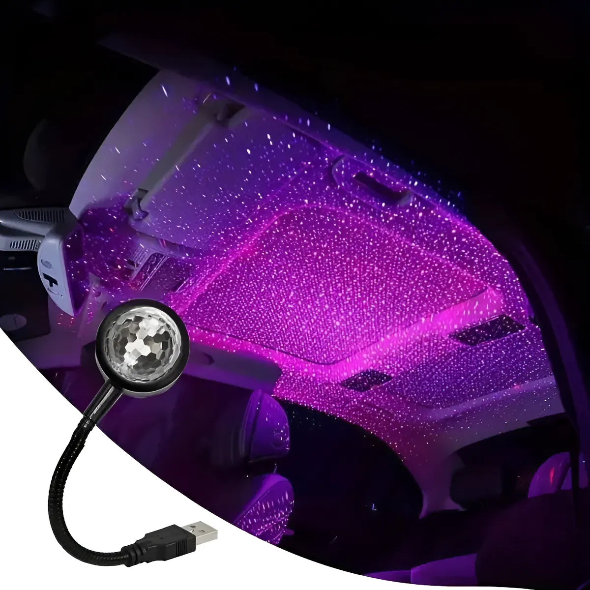 Accesorio Auto Led Rgb Pieza Led Ambiente Fiesta Plug & Play