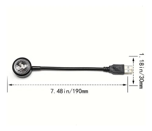 Accesorio Auto Led Rgb Pieza Led Ambiente Fiesta Plug & Play