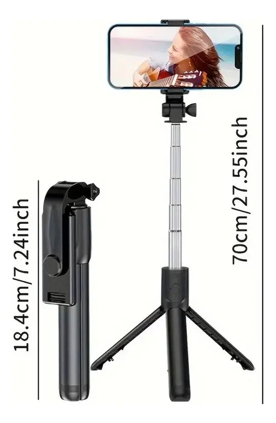 Tripode Bluetooth Palo Selfie Selfie Stick Profesional Viaje