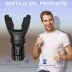 Entrenador Pulmonar Portátil Resistencia Ajustable Color Negro