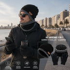 Kit Invierno 3 Pieza Gorro | Cuello | Guantes Termico Unisex