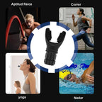 Entrenador Pulmonar Portátil Resistencia Ajustable Color Negro