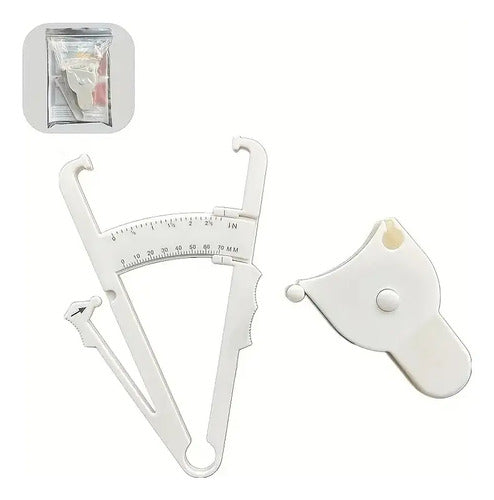 Plicometro Caliper Para Medir Grasa Corporal Cinta De Regalo