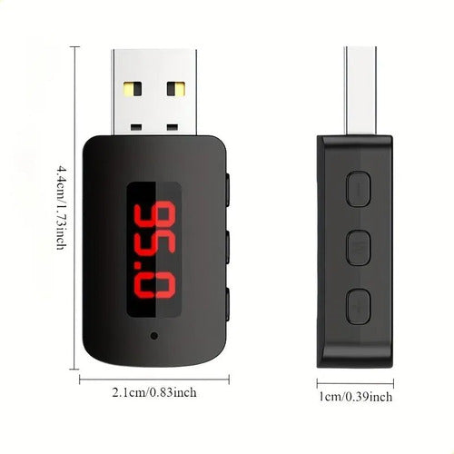 Adaptador Inalámbrico Coche 5.4 Transmisor Receptor 2 En 1