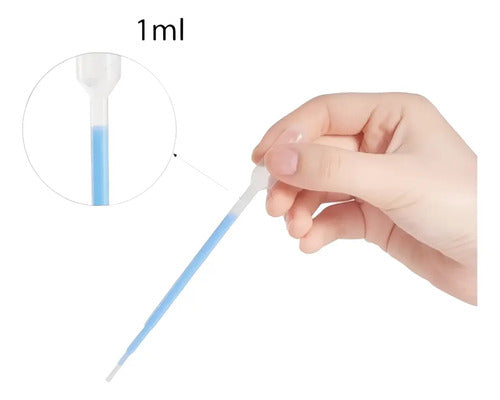 Pipeta Pasteur Genérica 1 Ml Plástico Blanca 10 Und. 1 Ml