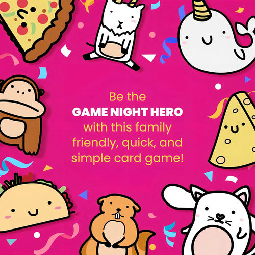 Juego De Cartas Taco Cat Goat Cheese Pizza Fun Game P