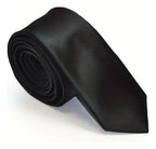 Corbata Corbatin Negro Skinny Negro Lisa 142 Cm
