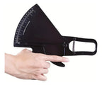 Gran Plicometro Pro Caliper Herramienta Medir Grasa Corporal Negro