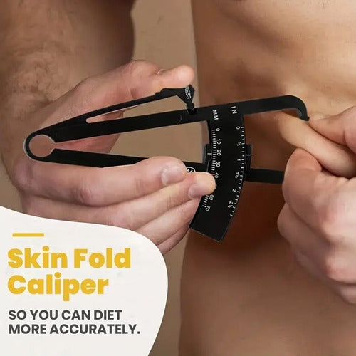 Plicometro Caliper Para Medir Grasa Corporal Cinta De Regalo