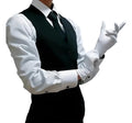 24 Guantes Blancos Algodón | Abanderados Y Uso Profesional Blanco