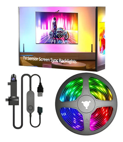 Inmersión Wifi Tv Led Retroiluminación Con Cámara Rgb | Pled