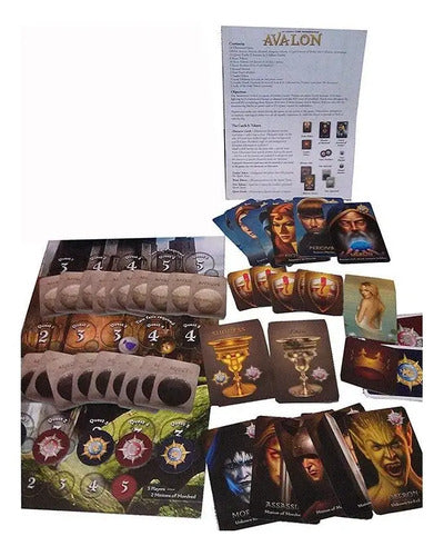 Avalon Juego De Estrategia Indie Boards & Cards 5-10 Jugadores Cartas