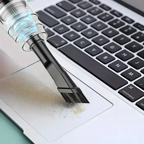 Aspiradora Inalámbrica Portátil Carga Usb, Auto, Potencia Negro