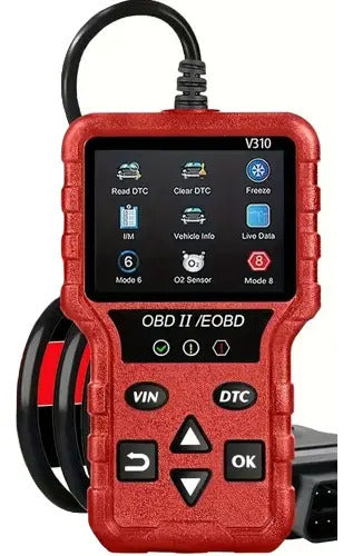 Escáner Obd2 2026 V310 Full Funciones Sin Batería Autos Test