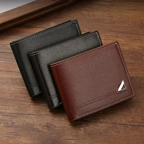 Billetera Jiangbao Classic De Cuero Pu