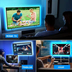 Rollo Led Luces Rgb 5 Mts Kit Smart Tv Hasta 65 Pulgadas Rgb