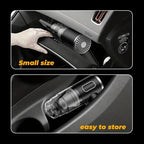 Aspiradora Inalámbrica Portátil Carga Usb, Auto, Potencia Negro