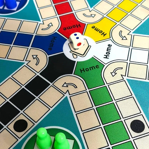 Ludo Clásico Para 6 Jugadores Juego De Mesa Familiar Complet
