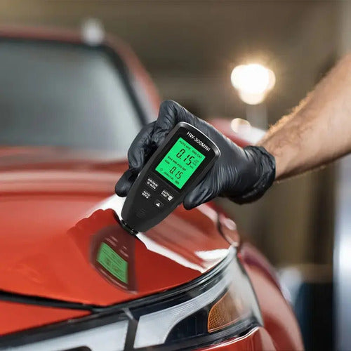 Medidor Espesor Pintura 0-2000m | Lcd | Auto Fe/nfe Rojo