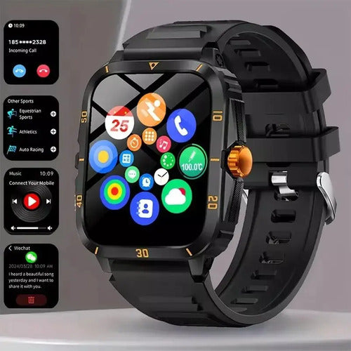 Smartwatch Deportivo Greenport Para Hombres | Pantalla Hd