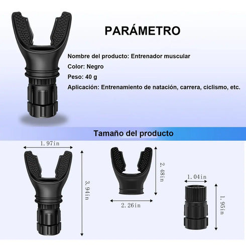 Kit Fitness Plicómetro Caliper + Cinta + Entrenador Pulmonar