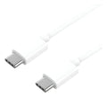 Cable Usb Tipo C A Tipo C | Carga Rápida 10-20w Blanco
