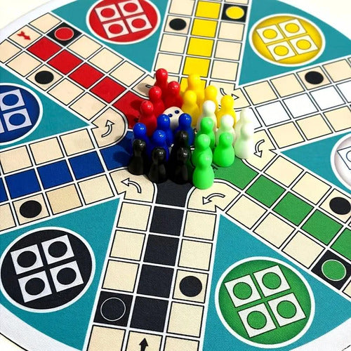 Ludo Clásico Para 6 Jugadores Juego De Mesa Familiar Complet