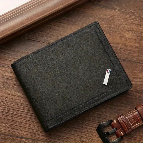 Billetera Jiangbao Classic De Cuero Pu