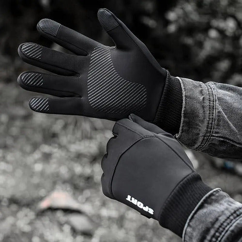 Guantes De Nieve Térmicos De Neopreno Negro Lisa L