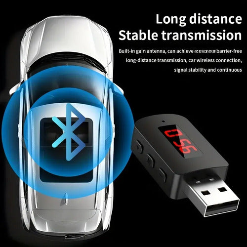 Adaptador Inalámbrico Coche 5.4 Transmisor Receptor 2 En 1